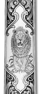 Floorplate with bulino style engraving